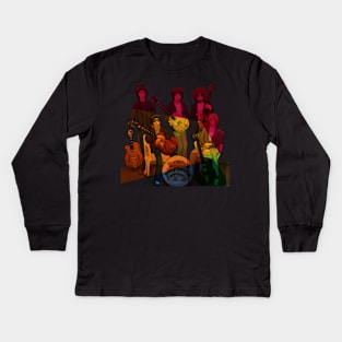 Traveling Wilburys - Wpap Vintage Kids Long Sleeve T-Shirt